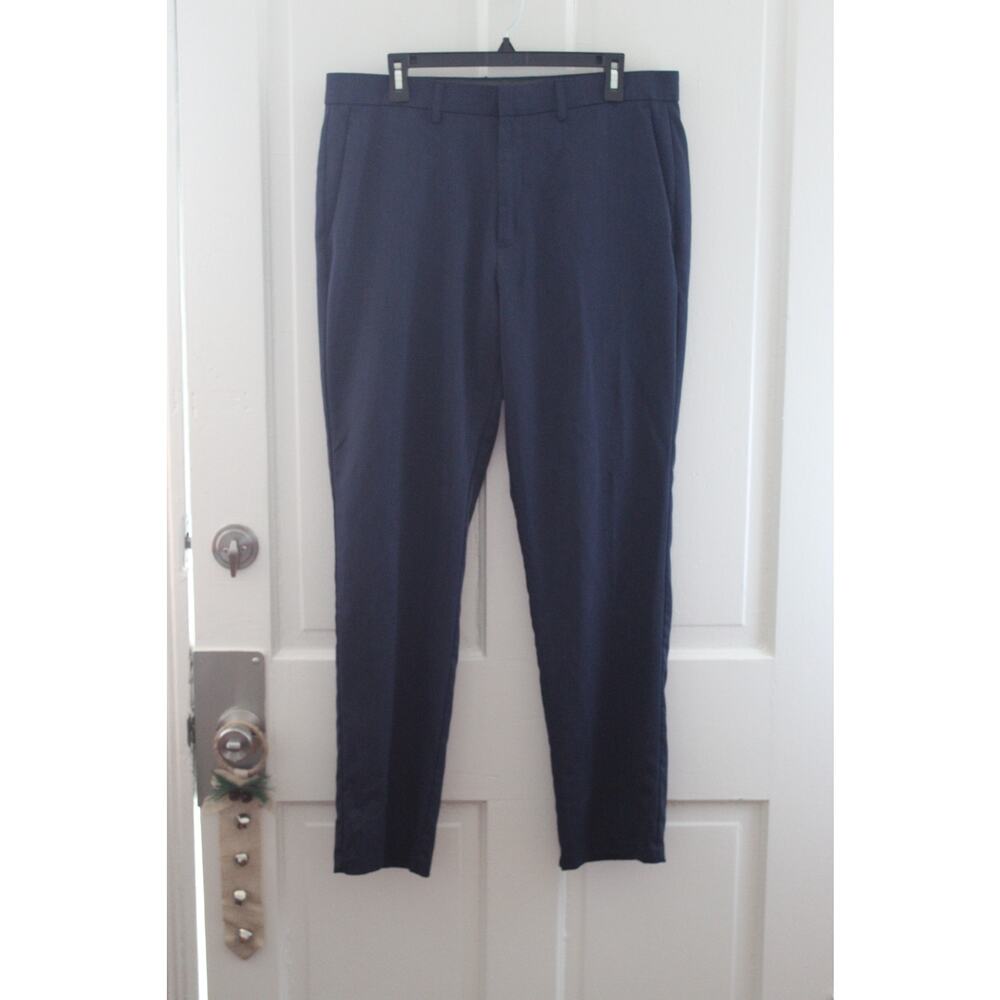 Men's Reaction Kenneth Cole Slim Fit Pants Size 36WX32L Color: Blue